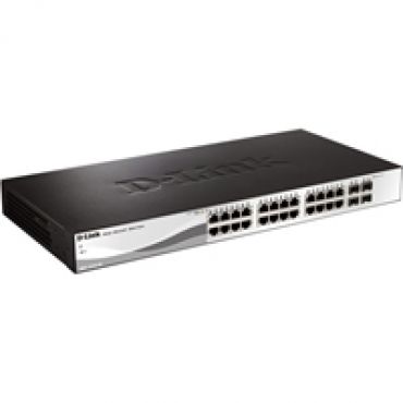 24x 10/100/1000 Base-T ports with 4 x 1000Base-T /SFP ports
