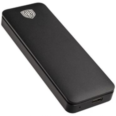 Ulkoinen M.2 -kiintolevykotelo, USB 3.1 Gen2, musta