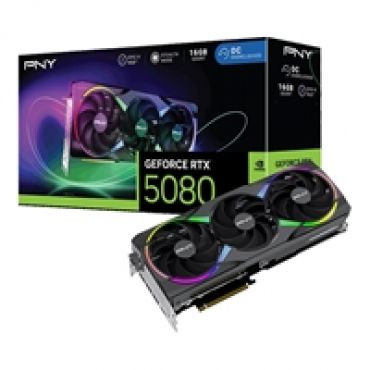 GeForce RTX 5080 ARGB EPIC-X RGB OC Triple Fan -näytönohjain, 16GB GDDR7