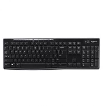 K270, langaton näppäimistö, nordic, musta