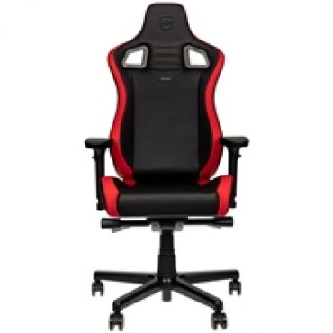EPIC Compact Gaming Chair, keinonahkaverhoiltu pelituoli, musta/harmaa/punainen