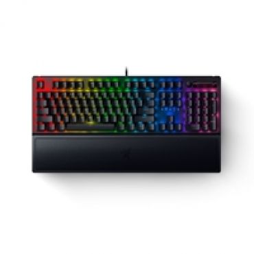 BlackWidow V3, mekaaninen pelinäppäimistö, Razer Yellow Switch, musta