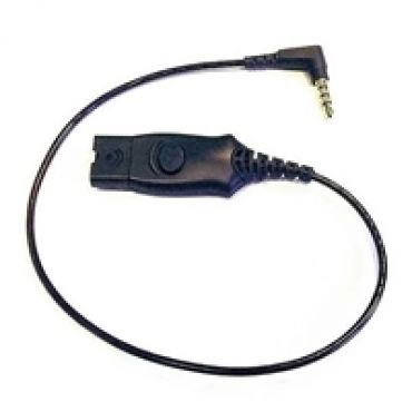 MO300, QD -> 3,5mm combo -adapteri, musta