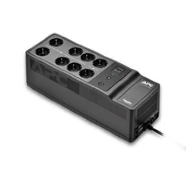 650VA/450W Back-UPS -UPS-laite, 8x Schuko, USB-A, musta