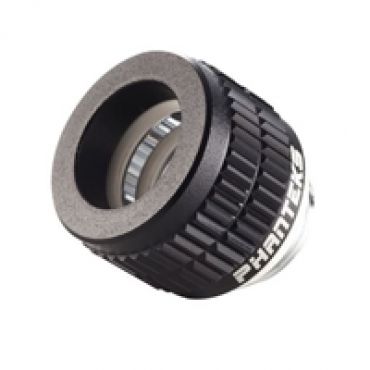 12mm Hard Tube Fitting -putkiiitin, G1/4, musta