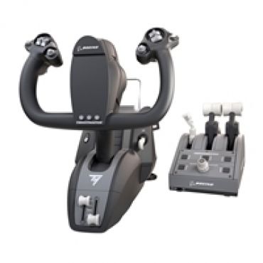 TCA Yoke Pack Boeing Edition -lento-ohjain + vivusto, Xbox/PC, musta/harmaa