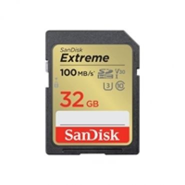32GB Extreme, SDHC -muistikortti, UHS-I V30 U3, 100/60 MB/s
