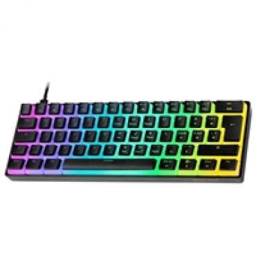 DK475, mekaaninen pelinäppäimistö, 60%, Linear Pink, musta