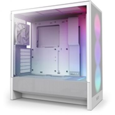H5 Flow RGB (2024) - White, ikkunallinen miditornikotelo, valkoinen