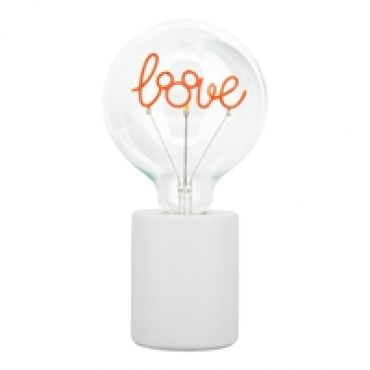 LED Neon Bulb -koristelamppu jalustalla- MICKEY