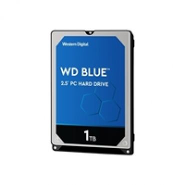 1TB WD Blue PC Mobile Hard Drive, 2.5" sisäinen kiintolevy, SATA III, 5400 rpm, 128MB