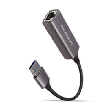Gigabit Ethernet -verkkoadapteri, 3.2 Gen1 USB-A, 15cm, titaaninharmaa