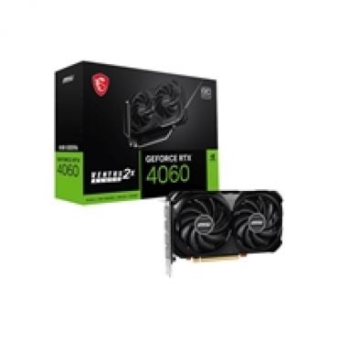 GeForce RTX 4060 VENTUS 2X BLACK OC -näytönohjain, 8GB GDDR6