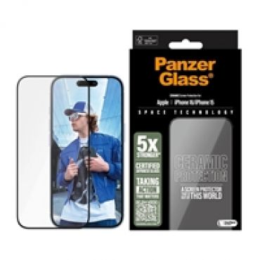 Ceramic Protection -panssarilasi, Apple iPhone 16/15