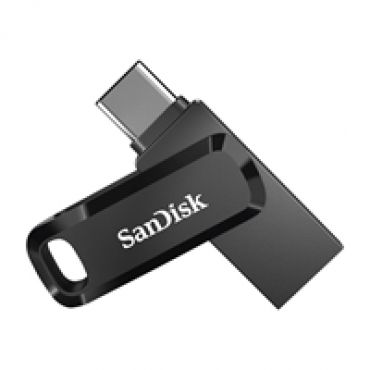 32GB Ultra Dual Drive Go, 3.2 Gen1 USB-A+C -muistitikku, jopa 150 MB/s, musta