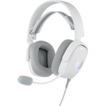 HS71 -pelikuulokkeet mikrofonilla, valkoinen