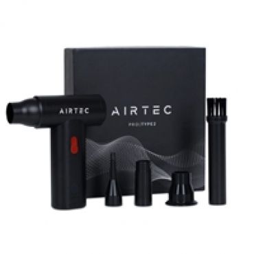 AirTec Pro Type 2, akkukäyttöinen ilmapuhdistuslaite, musta