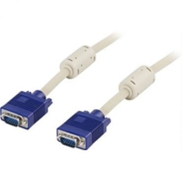 VGA -näyttökaapeli, pin 9 kytketty, 3m, harmaa