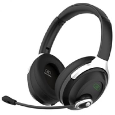 A-Spire -pelikuulokkeet mikrofonilla, 3.5mm/USB-C/Bluetooth, ANC, musta/hopea