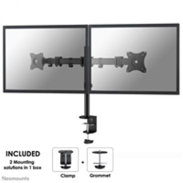 10-30" x2 Select Monitor Desk Mount, näyttövarsi pöydälle kahdelle näytölle, musta