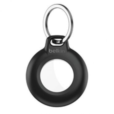 Secure Holder Airtag, vedenpitävä avaimenperä Apple AirTagille, musta