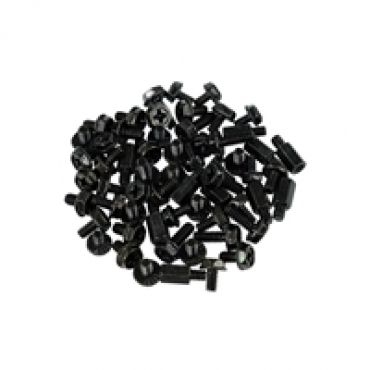 Mainboard screw kit Black Edition, emolevyruuvit, musta