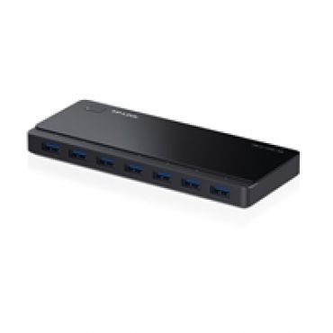 3.0 USB-A -hubi, 7x USB-A, musta