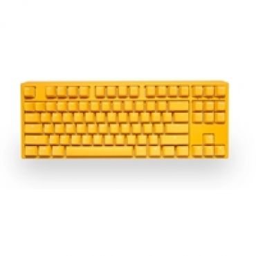One 3 TKL Yellow, mekaaninen näppäimistö, 80%, Cherry MX Blue, keltainen