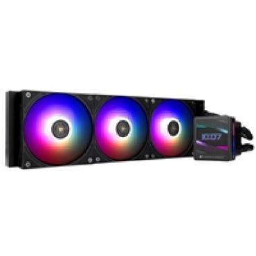 Grand Vision 360 ARGB BLACK, 360mm AIO-nestejäähdytysratkaisu prosessorille, musta