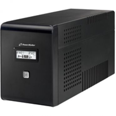 PowerWalker VI 1500 LCD, UPS-laite, musta