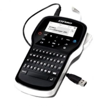 LabelManager 280 -tarratulostin, musta/valkoinen