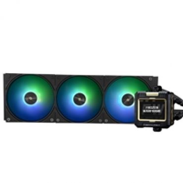 Frozen Warframe 360 BLACK ARGB, 360mm AIO-nestejäähdytysratkaisu prosessorille, musta