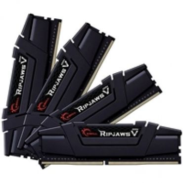 128GB (4 x 32GB) Ripjaws V, DDR4 3600MHz, CL18, 1.35V, musta