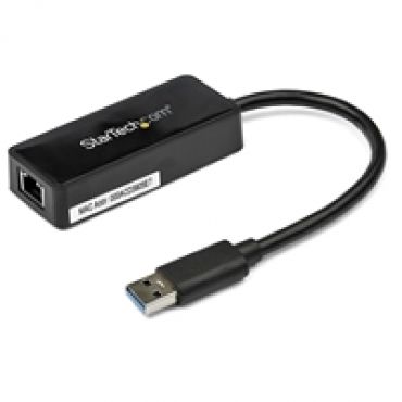 Gigabit Ethernet -verkkoadapteri, 3.2 Gen1 USB-A, musta
