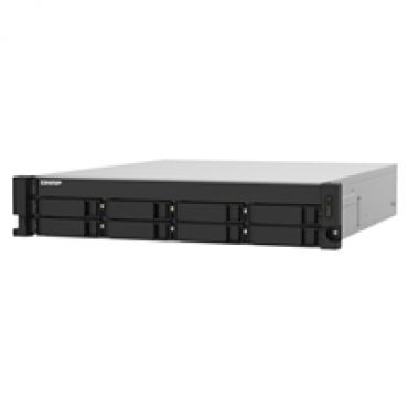 TS-832PXU-RP, räkkiasennettava 8-paikkainen NAS-asema, 4GB, 2U, musta/harmaa