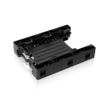 EZ-Fit Lite 2x 2.5" HDD/SSD -asennuskehys 3.5" levypaikkaan, musta