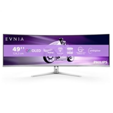 48,9" Evnia 8000 49M2C8900L, kaareva 144Hz pelimonitori, valkoinen