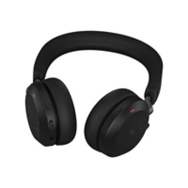 Evolve2 75 UC, langaton kuulokemikrofoni lataustelakalla, Bluetooth 5.2, USB-C, musta