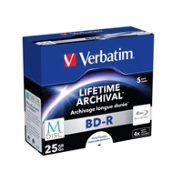 M-Disc BD-R 25GB, 4x, jewel case, 5kpl