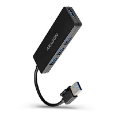 4-porttinen 3.2 Gen1 USB-A -hubi, 0,14m, musta