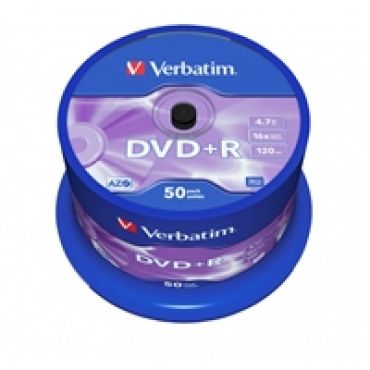 DVD+R 4,7GB/120min, 16x, spindle, 50kpl