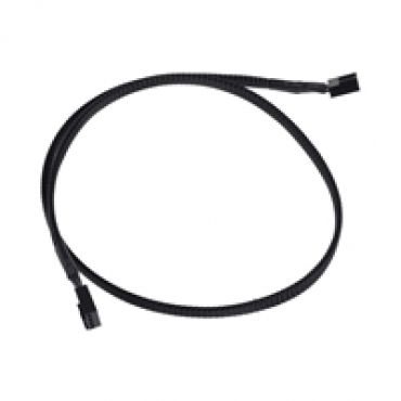 4-Pin PWM kaapeli, uros - uros, musta 60cm