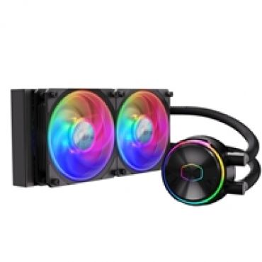 MasterLiquid PL240 Flux, 240mm AIO-nestejäähdytysratkaisu prosessorille, musta