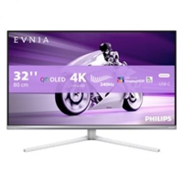31,5" Evnia 8000 32M2N8900, 240Hz 4K UHD OLED -pelimonitori, valkoinen