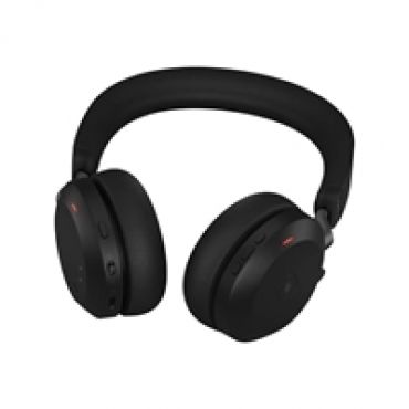 Evolve2 75 MS, langaton kuulokemikrofoni lataustelakalla, Bluetooth 5.0, USB-A, musta