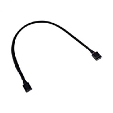 4-Pin PWM kaapeli, uros - uros, musta 30cm