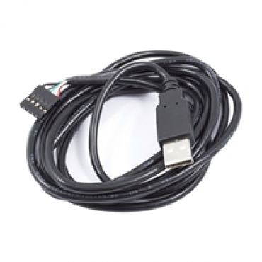 USB-kaapeli, Type-A -> 5-pin naaras, 200cm, musta
