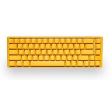 One 3 SF Yellow, mekaaninen näppäimistö, 65%, Cherry MX Blue, keltainen