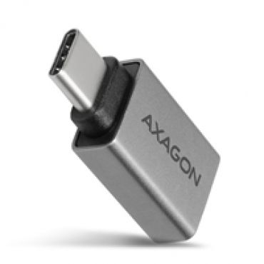 USB-C uros -> USB-A naaras -adapteri, USB 3.2 Gen2, 3A, harmaa