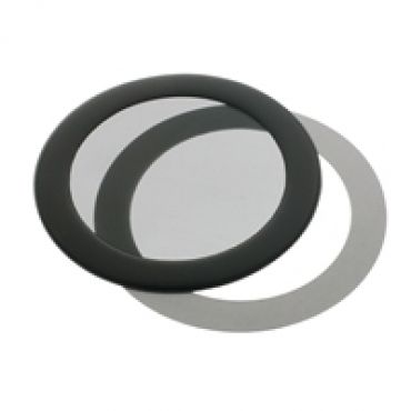 Dust Filter 80mm, pyöreä, musta/valkoinen